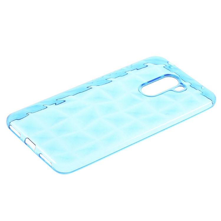3D Diamond Texture TPU Mobile Phone Casing for Xiaomi Pocophone F1 / Poco F1 (India) - Blue-1