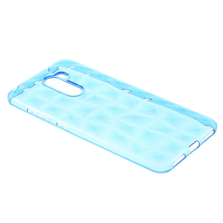 3D Diamond Texture TPU Mobile Phone Casing for Xiaomi Pocophone F1 / Poco F1 (India) - Blue-3