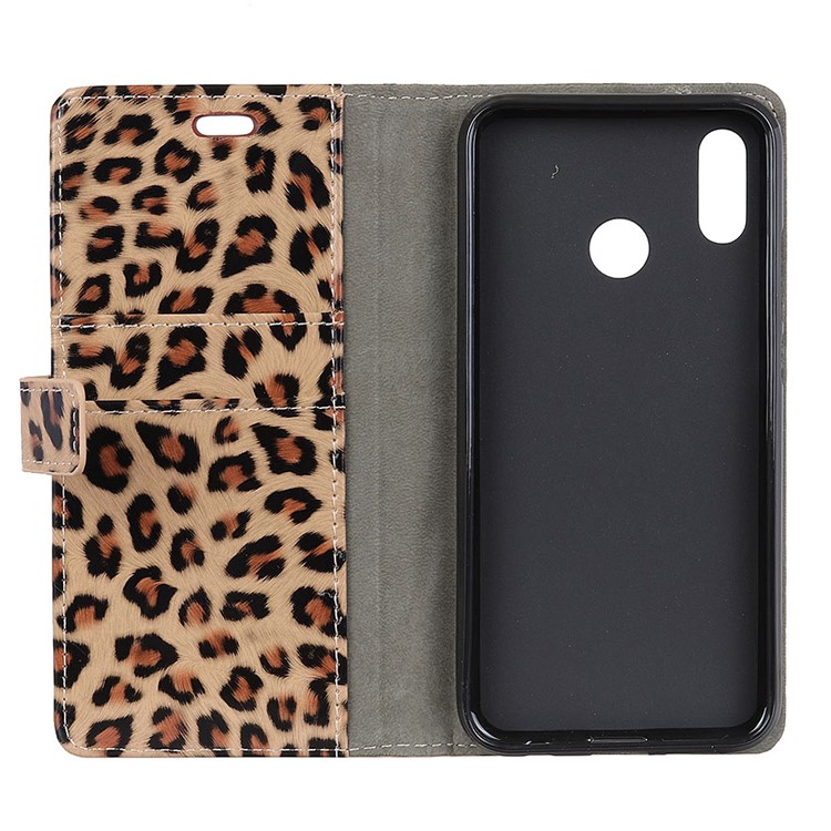 Leopard Pattern Magnetic Leather Wallet Phone Case for Xiaomi Redmi Note 6 Pro-4
