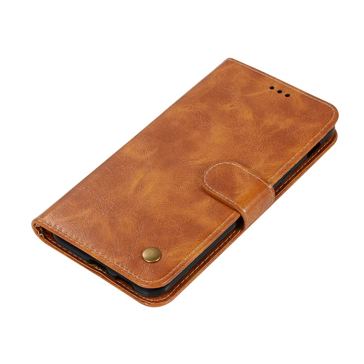 Premium Vintage PU Leather Case Accessory with Wallet for Xiaomi Pocophone F1 / Poco F1 (India) - Brown-5