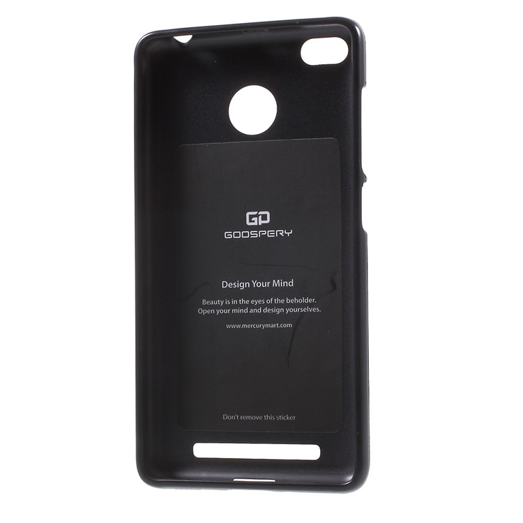 MERCURY GOOSPERY i JELLY TPU Case for Xiaomi Redmi 3 Pro - Black-2