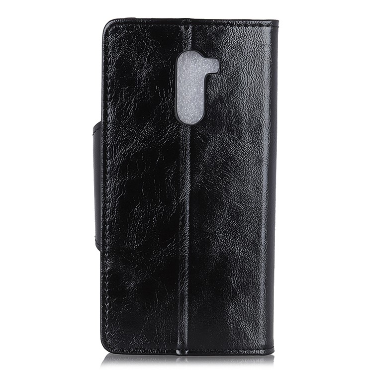 For Xiaomi Pocophone F1 / Poco F1 (India) Textured PU Leather Wallet Protective Phone Case - Black-3