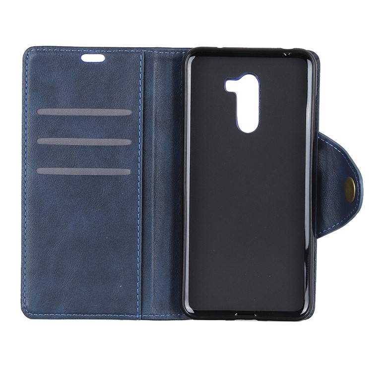 PU Leather Magnetic Flip Shell Case with Wallet for Xiaomi Pocophone F1 / Poco F1 (India) - Blue-7