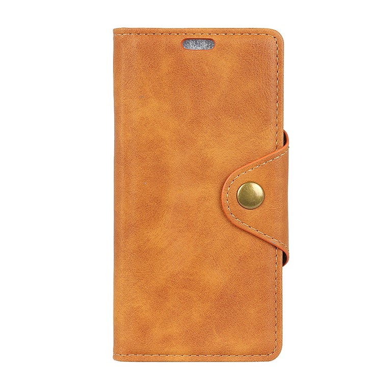 PU Leather Wallet Protector Cover with Stand for Xiaomi Pocophone F1 / Poco F1 (India) - Brown-2