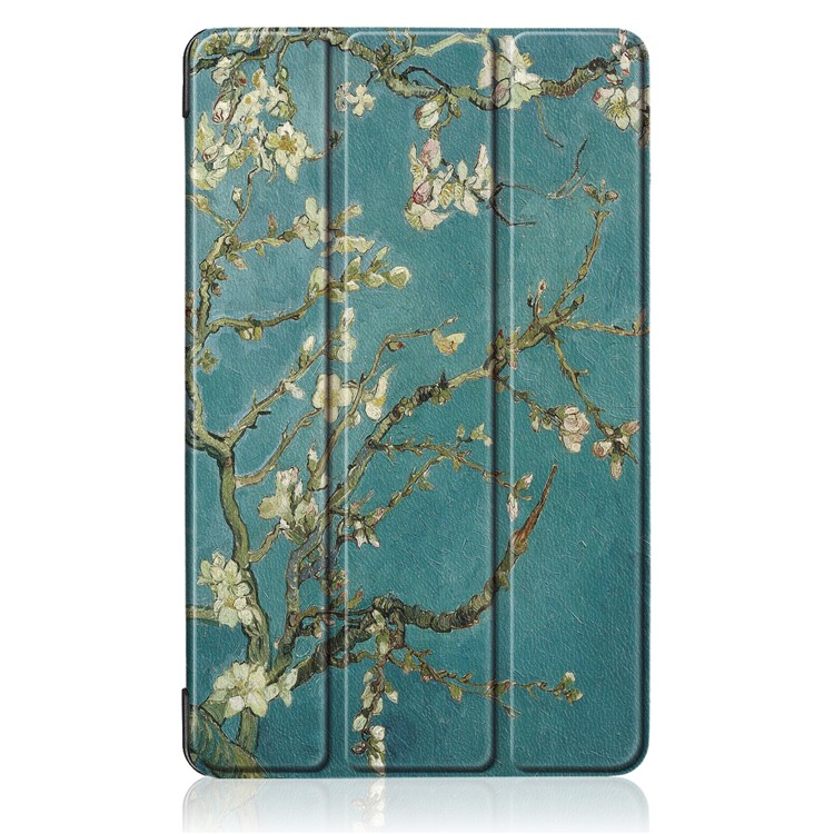Pattern Printing Tri-fold Stand Leather Smart Case for Xiaomi Mi Pad 4 Plus - Wintersweet-2