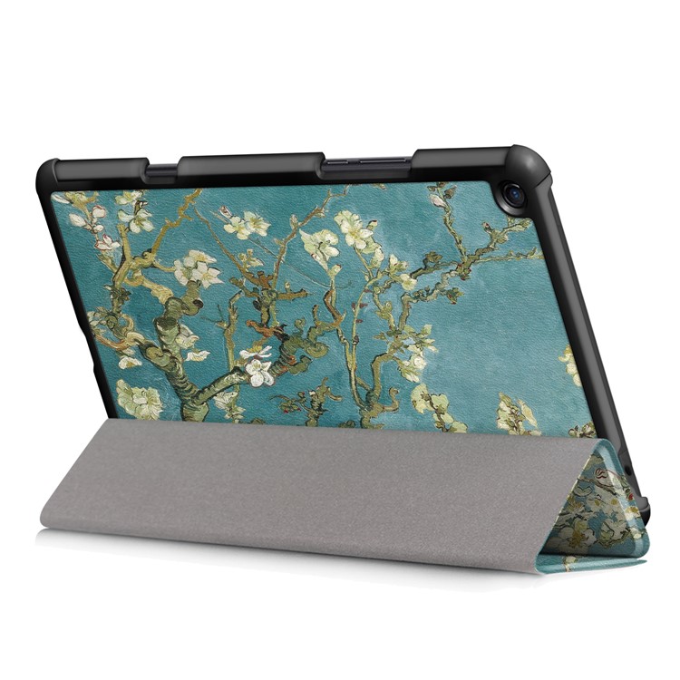 Pattern Printing Tri-fold Stand Leather Smart Case for Xiaomi Mi Pad 4 Plus - Wintersweet-7