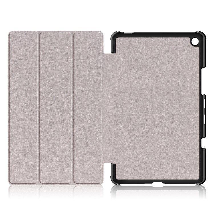 Tri-fold Stand PU Leather Auto Wake/Sleep Case for Xiaomi Mi Pad 4 Plus - Black-9