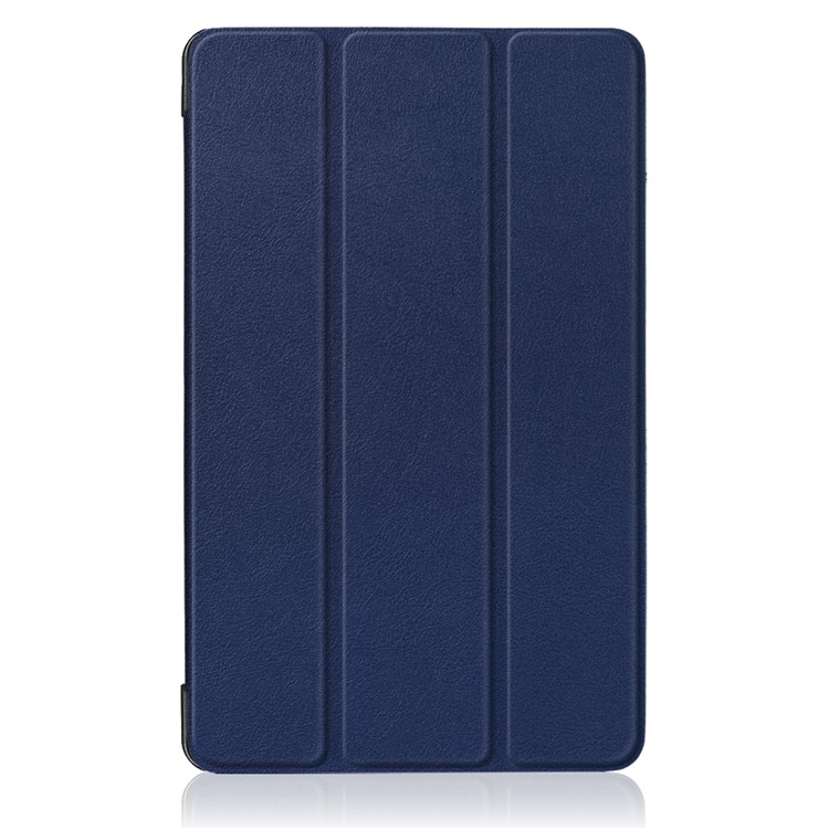 Tri-fold Stand PU Leather Auto Wake/Sleep Tablet Shell for Xiaomi Mi Pad 4 Plus - Dark Blue-2