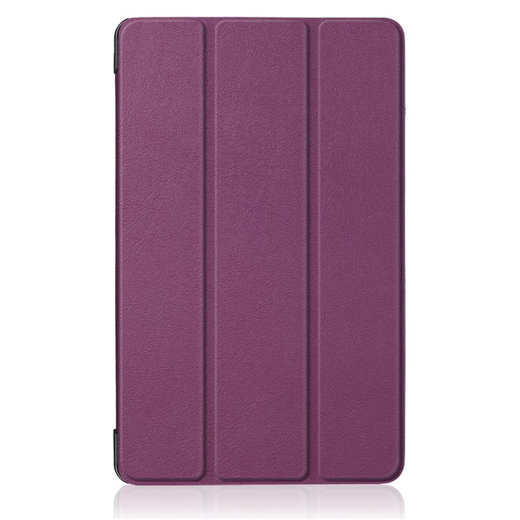 Tri-fold Stand PU Leather Smart Protection Case for Xiaomi Mi Pad 4 Plus - Purple-2