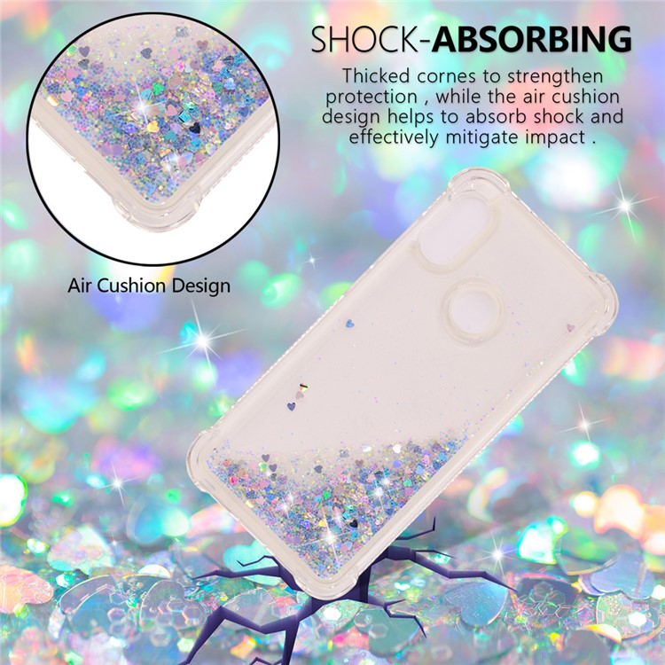 Dynamic Quicksand Shock-absorbing TPU Shell for Xiaomi Mi A2 Lite / Redmi 6 Pro - Silver-2