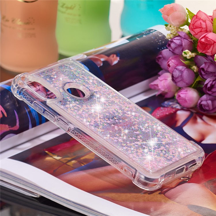 Dynamic Quicksand Shock-absorbing TPU Back Case for Xiaomi Mi A2 Lite / Redmi 6 Pro - Pink-4