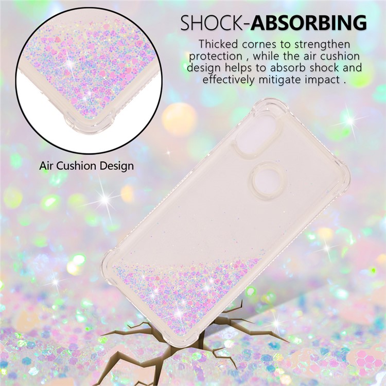 Dynamic Quicksand Shock-absorbing TPU Back Cover for Xiaomi Mi A2 Lite / Redmi 6 Pro - Multi-color-2