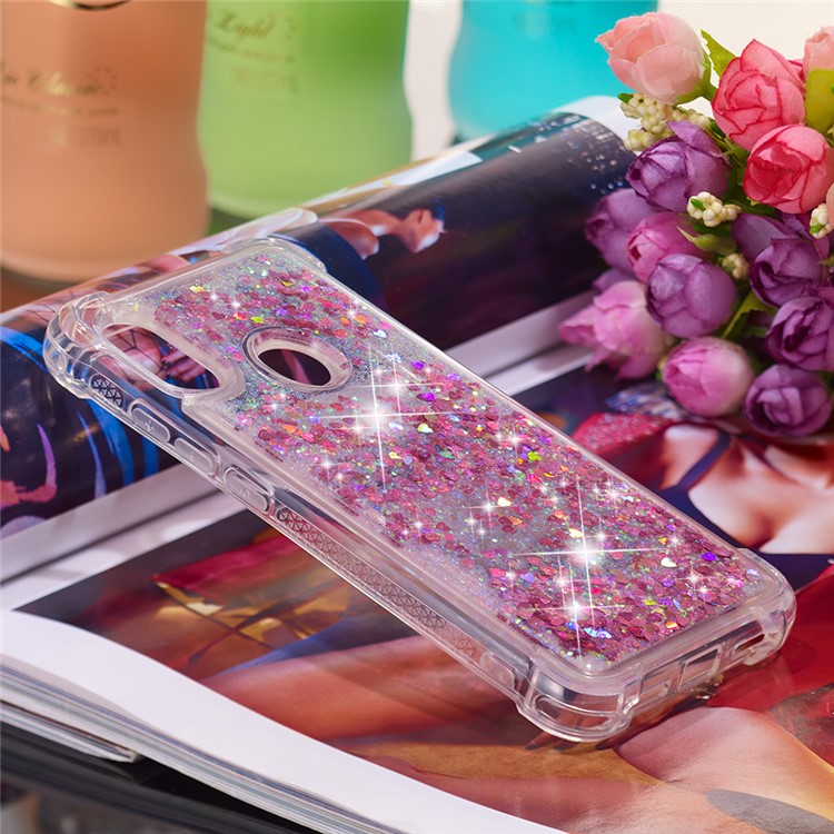 Dynamic Quicksand Shock-absorbing TPU Back Shell for Xiaomi Mi A2 Lite / Redmi 6 Pro - Rose Gold-4