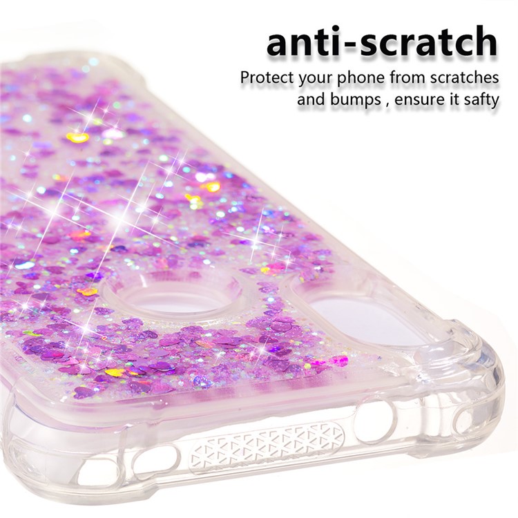 Dynamic Quicksand Anti-scratch TPU Phone Case for Xiaomi Mi A2 Lite / Redmi 6 Pro - Light Purple-3