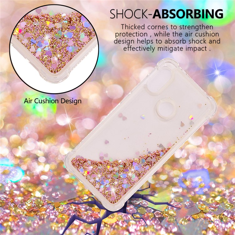 Dynamic Quicksand Anti-scratch TPU Phone Cover for Xiaomi Mi A2 Lite / Redmi 6 Pro - Gold-2