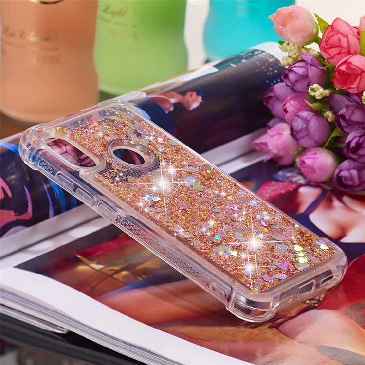 Dynamic Quicksand Anti-scratch TPU Phone Cover for Xiaomi Mi A2 Lite / Redmi 6 Pro - Gold-4