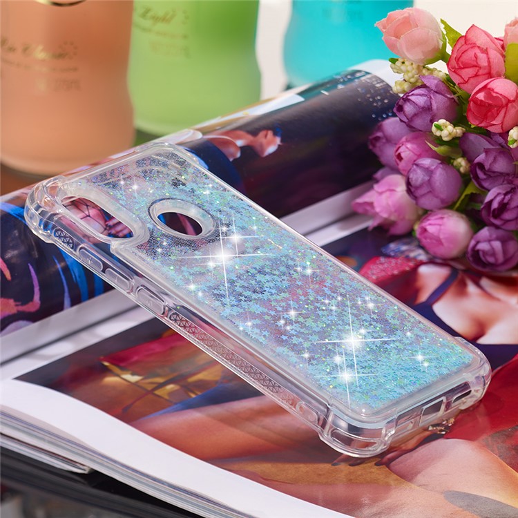 Dynamic Quicksand Anti-scratch TPU Phone Shell for Xiaomi Mi A2 Lite / Redmi 6 Pro - Cyan-4