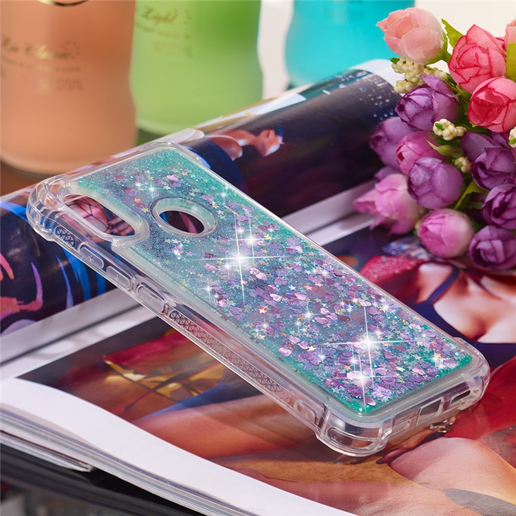 Dynamic Quicksand Shock-absorbing TPU Case Cover for Xiaomi Mi A2 Lite / Redmi 6 Pro - Green-4