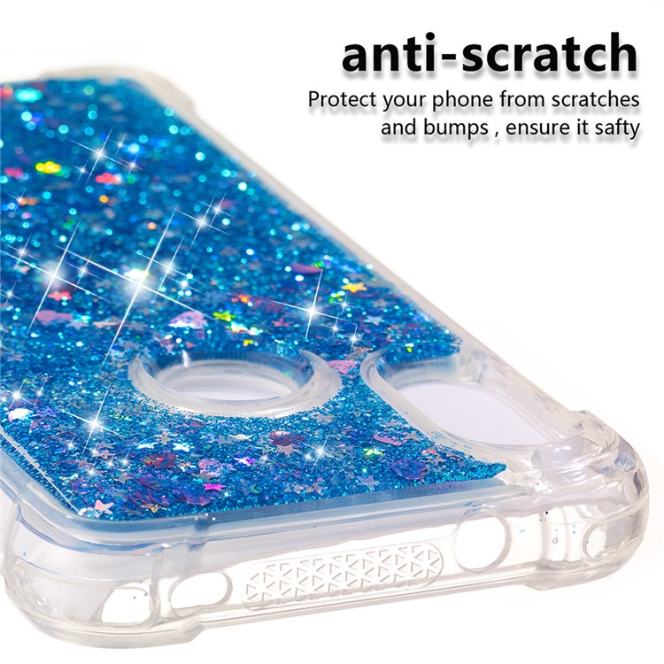 Dynamic Quicksand Shock-absorbing TPU Case Shell for Xiaomi Mi A2 Lite / Redmi 6 Pro - Blue-3