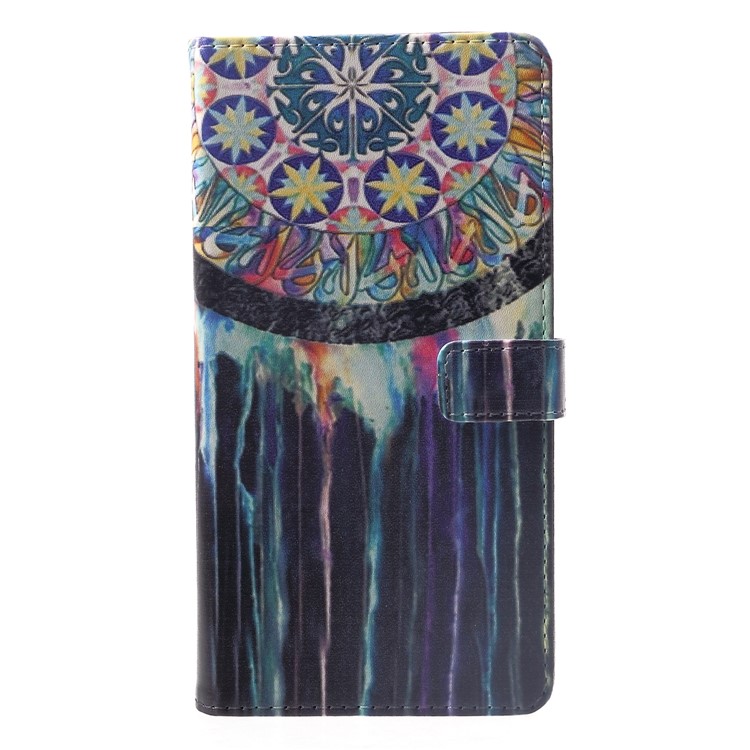 Pattern Printing PU Leather Stand Mobile Flip Casing for Xiaomi Pocophone F1 / Poco F1 (India) - Dream Catcher-1