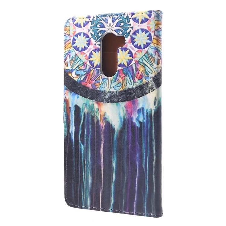 Pattern Printing PU Leather Stand Mobile Flip Casing for Xiaomi Pocophone F1 / Poco F1 (India) - Dream Catcher-2