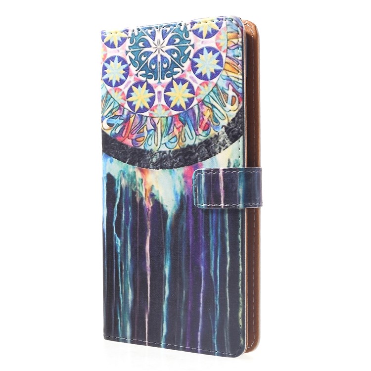 Pattern Printing PU Leather Stand Mobile Flip Casing for Xiaomi Pocophone F1 / Poco F1 (India) - Dream Catcher-3