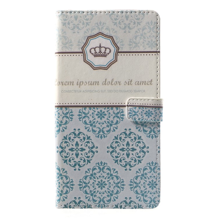 For Xiaomi Pocophone F1 / Poco F1 (India) Patterned PU Leather Stand Cover Shell - Damask Flower-1