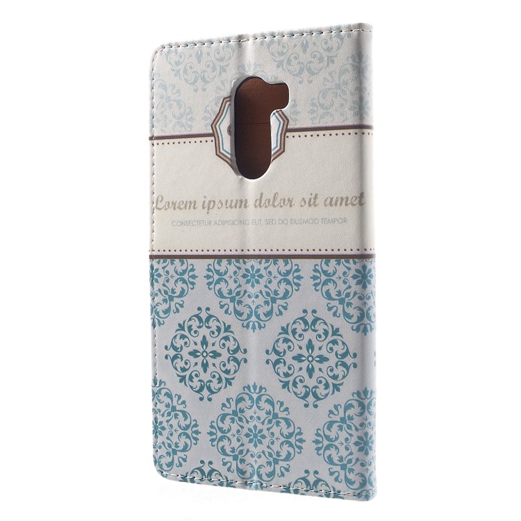 For Xiaomi Pocophone F1 / Poco F1 (India) Patterned PU Leather Stand Cover Shell - Damask Flower-2