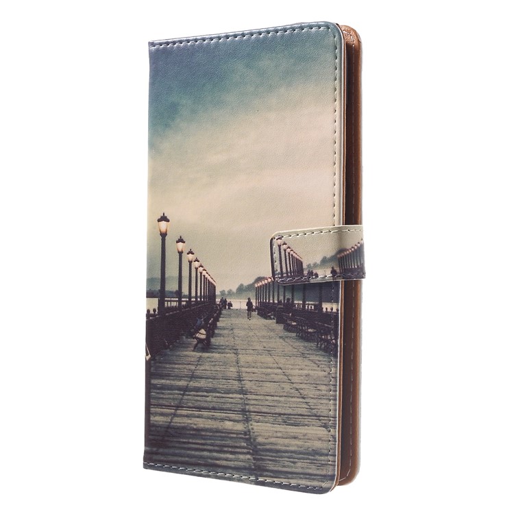 Patterned PU Leather Stand Wallet Cover for Xiaomi Pocophone F1 / Poco F1 (India) - Street-3