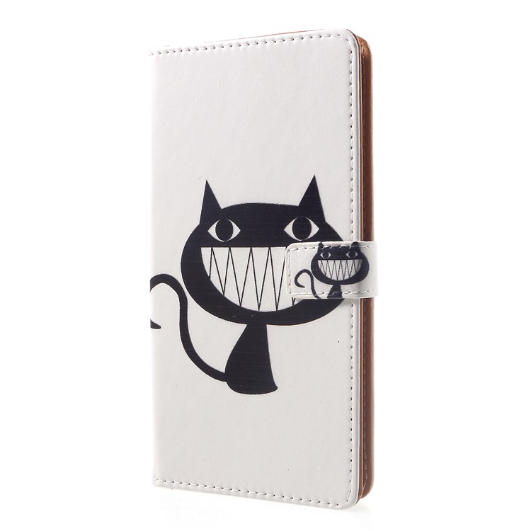 Patterned PU Leather Wallet Stand Cover Accessory for Xiaomi Pocophone F1 / Poco F1 (India) - Black Cat-3