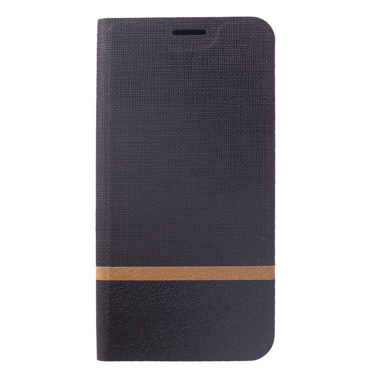 Cross Pattern Leather Card Holder Phone Cover (Built-in Steel Sheet) for Xiaomi Pocophone F1 / Poco F1 (India) - Black-3