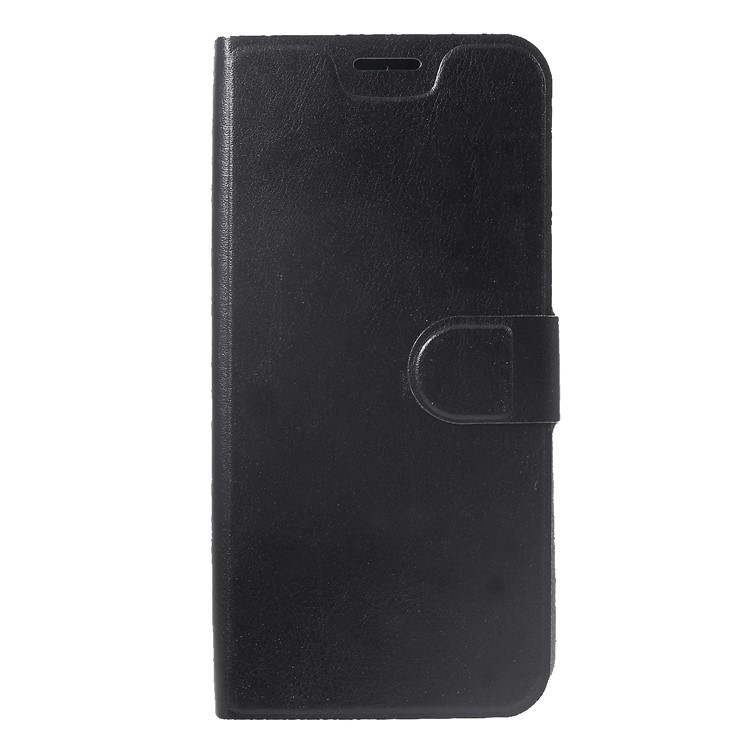 Crazy Horse PU Leather Card Holder Stand Case for Xiaomi Pocophone F1 / Poco F1 (India) - Black-3