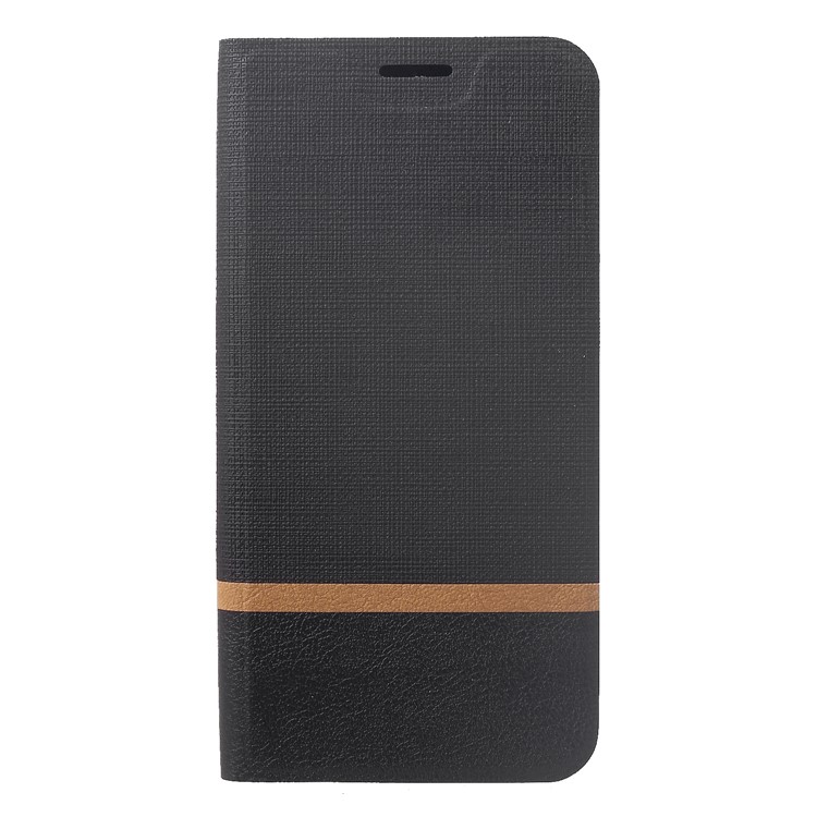 Cross Pattern Leather Card Holder Phone Cover (Built-in Steel Sheet) for Xiaomi Redmi Note 6 Pro - Black-3