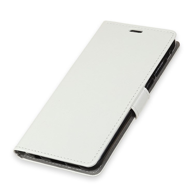 Crazy Horse Texture Wallet PU Leather Cover with Stand for Xiaomi Pocophone F1 / Poco F1 (India) - White-2