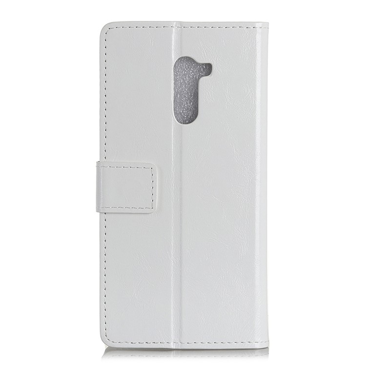 Crazy Horse Texture Wallet PU Leather Cover with Stand for Xiaomi Pocophone F1 / Poco F1 (India) - White-7