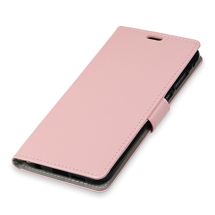 Crazy Horse Texture Wallet Leather Mobile Phone Case for Xiaomi Pocophone F1 / Poco F1 (India) - Pink-2