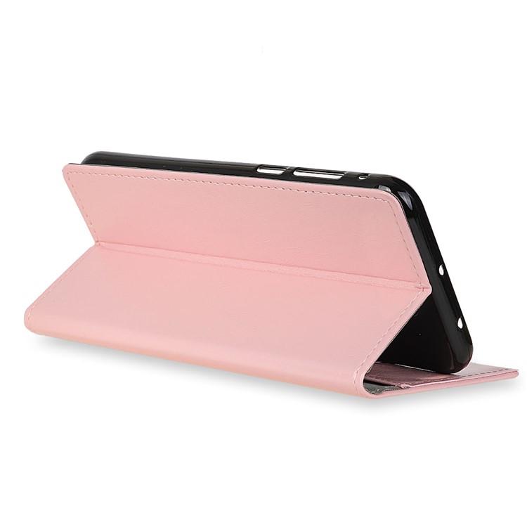 Crazy Horse Texture Wallet Leather Mobile Phone Case for Xiaomi Pocophone F1 / Poco F1 (India) - Pink-6