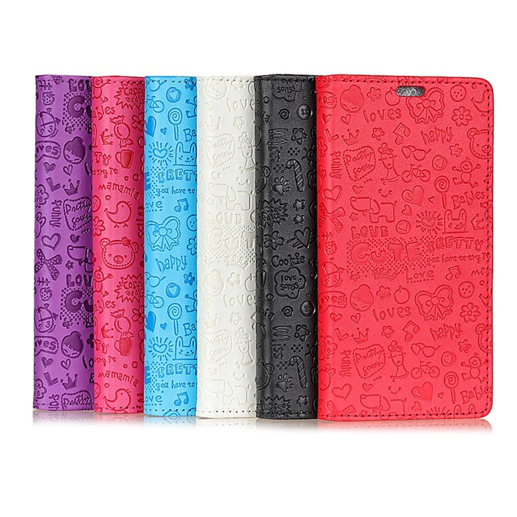Cartoon Graffiti Wallet Leather Stand Case for Xiaomi Pocophone F1 / Poco F1 (India) - Black-10