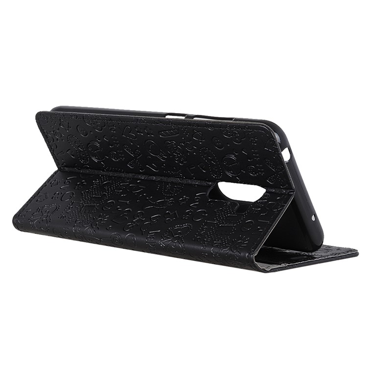 Cartoon Graffiti Wallet Leather Stand Case for Xiaomi Pocophone F1 / Poco F1 (India) - Black-9