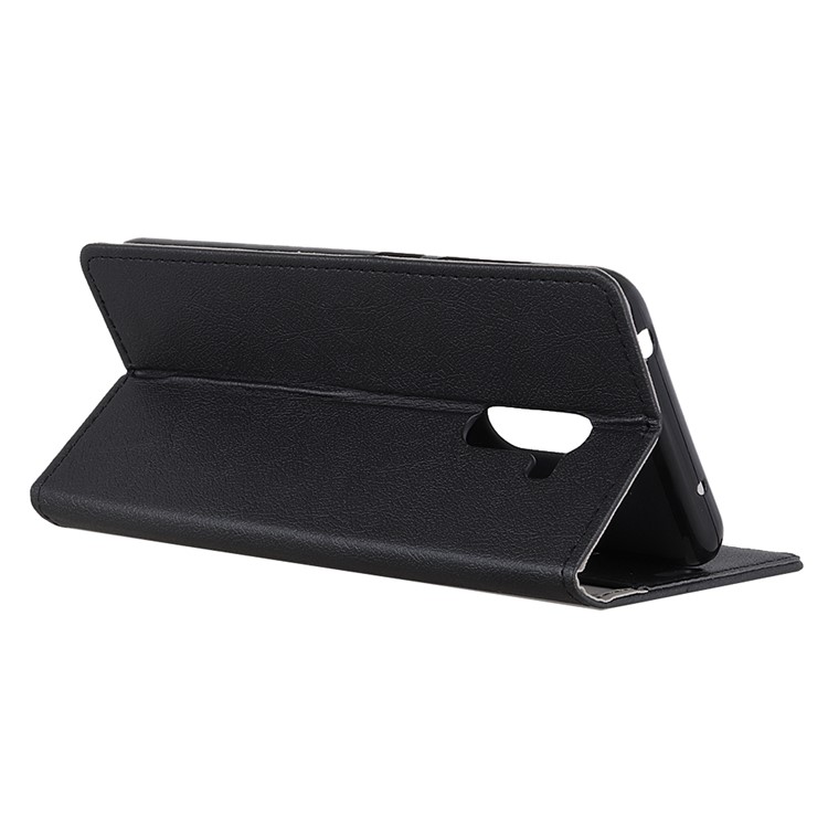 PU Leather Wallet Stand Phone Case for Xiaomi Pocophone F1 / Poco F1 (India) - Black-9