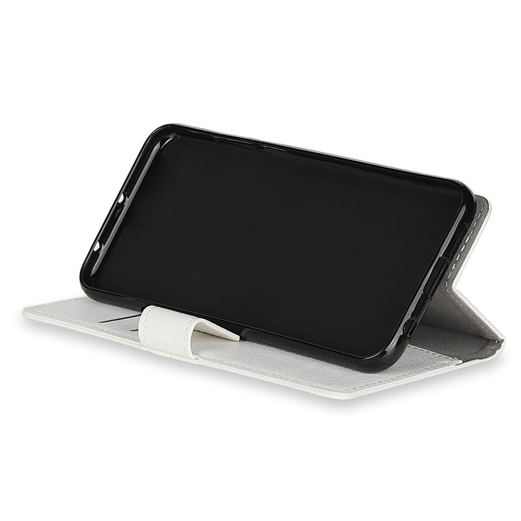 PU Leather Wallet Stand Phone Cover for Xiaomi Pocophone F1 / Poco F1 (India) - White-5