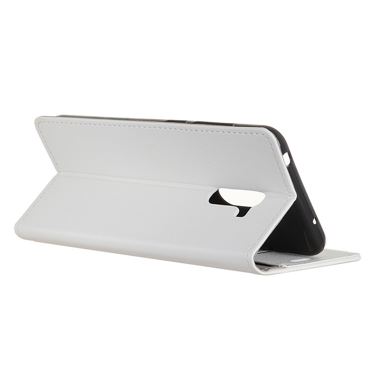 PU Leather Wallet Stand Phone Cover for Xiaomi Pocophone F1 / Poco F1 (India) - White-9