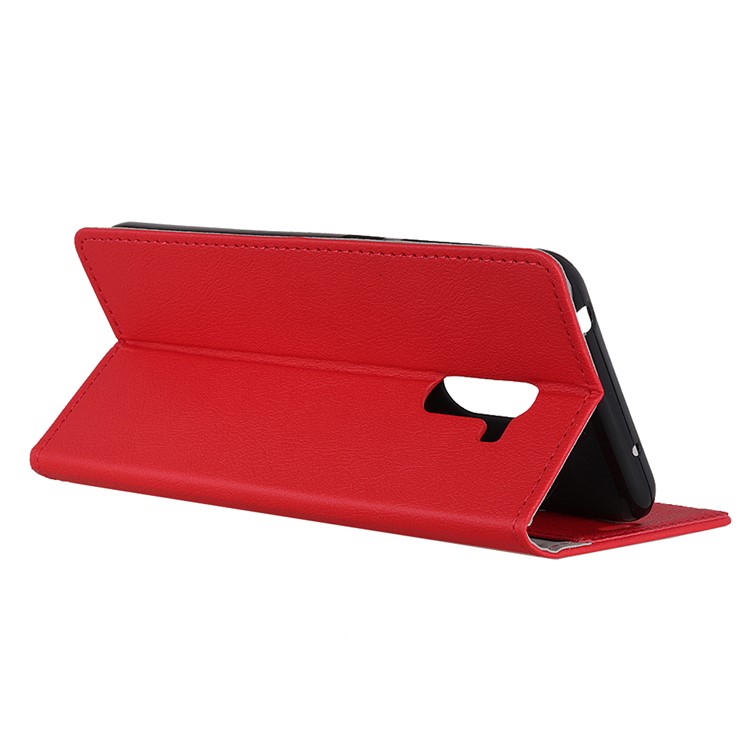 PU Leather Wallet Magnetic Phone Shell for Xiaomi Pocophone F1 / Poco F1 (India) - Red-9