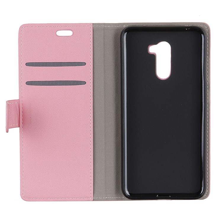 PU Leather Wallet Stand Mobile Case for Xiaomi Pocophone F1 / Poco F1 (India) - Pink-8