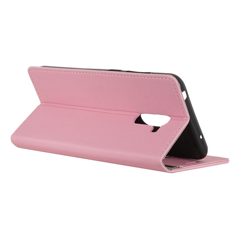 PU Leather Wallet Stand Mobile Case for Xiaomi Pocophone F1 / Poco F1 (India) - Pink-9