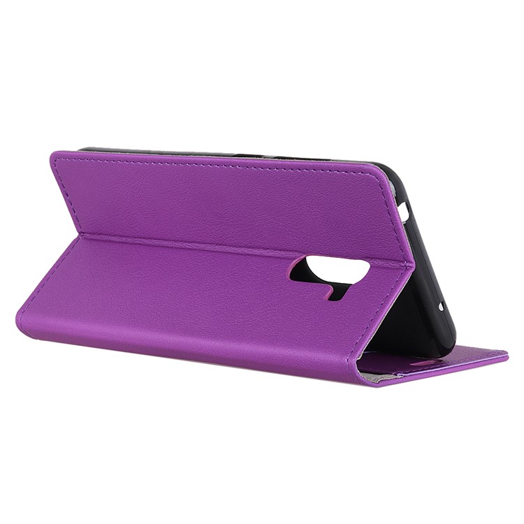 PU Leather Wallet Stand Protection Shell for Xiaomi Pocophone F1 / Poco F1 (India) - Purple-7