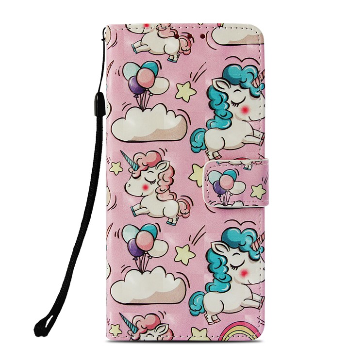 Pattern Printing PU Leather Wallet Mobile Shell Case for Xiaomi Pocophone F1 / Poco F1 (India) - Unicorns-2