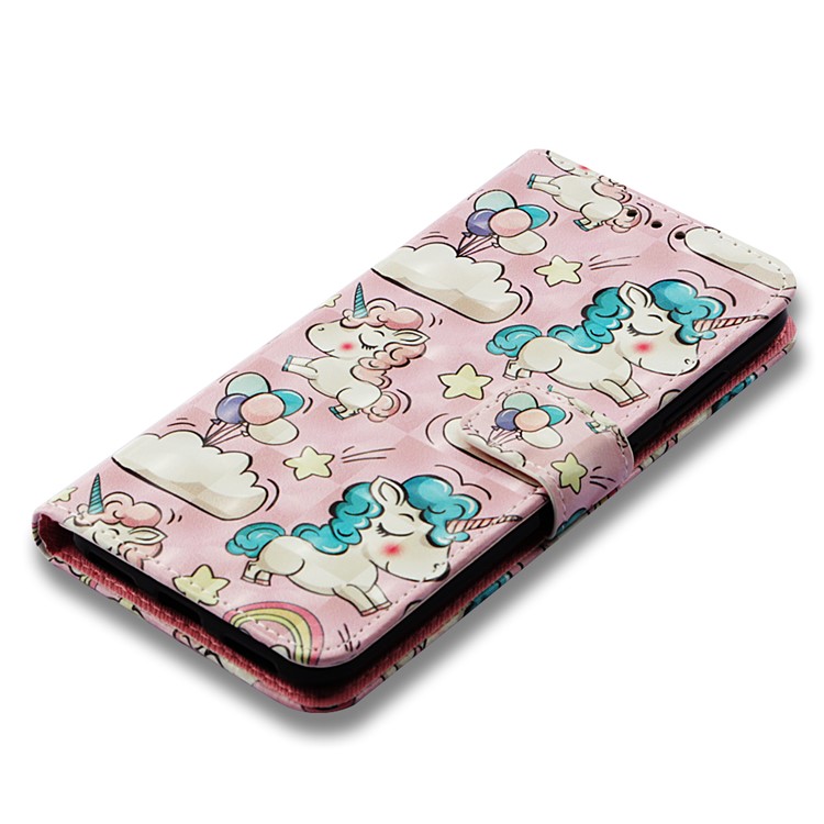 Pattern Printing PU Leather Wallet Mobile Shell Case for Xiaomi Pocophone F1 / Poco F1 (India) - Unicorns-7