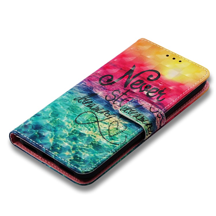 Pattern Printing PU Leather Wallet Accessory Shell for Xiaomi Pocophone F1 / Poco F1 (India) - Never Stop Dreaming-7