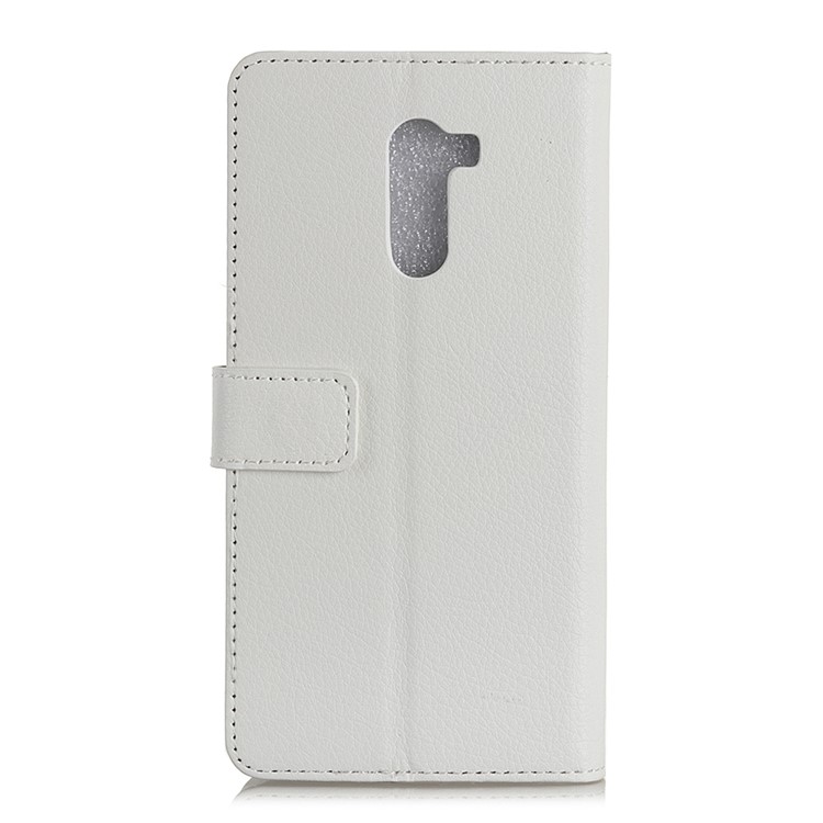 Litchi Skin Wallet Leather Stand Cover for Xiaomi Pocophone F1 / Poco F1 in India - White-3